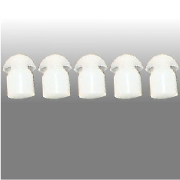 Generic eartips for acoustic tube earpieces - pack of 5