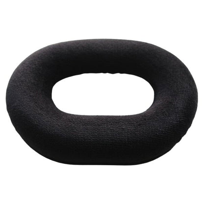 Beyerdynamic DT250 black donut-shaped cushion with plush surface SKU 942704 — single cushion view