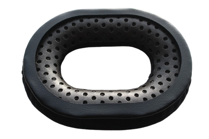 Ear Cushion or pads for Beyerdynamic DT250 DT280 DT290. Black Rear side. Black skirt or seam on edges. Holes for breathability on back.