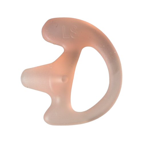 Pink Left small silicon semi custonm molded earpiece tip