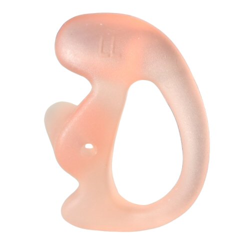 Large left size silicon semi custom molded earpiece tip