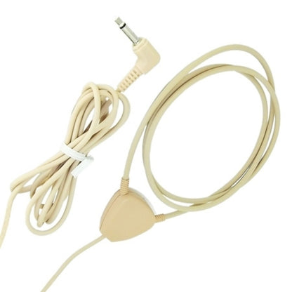 Beige neck loop and trailing lead with 3.5mm jack plug SKU B0801014BE — front view
