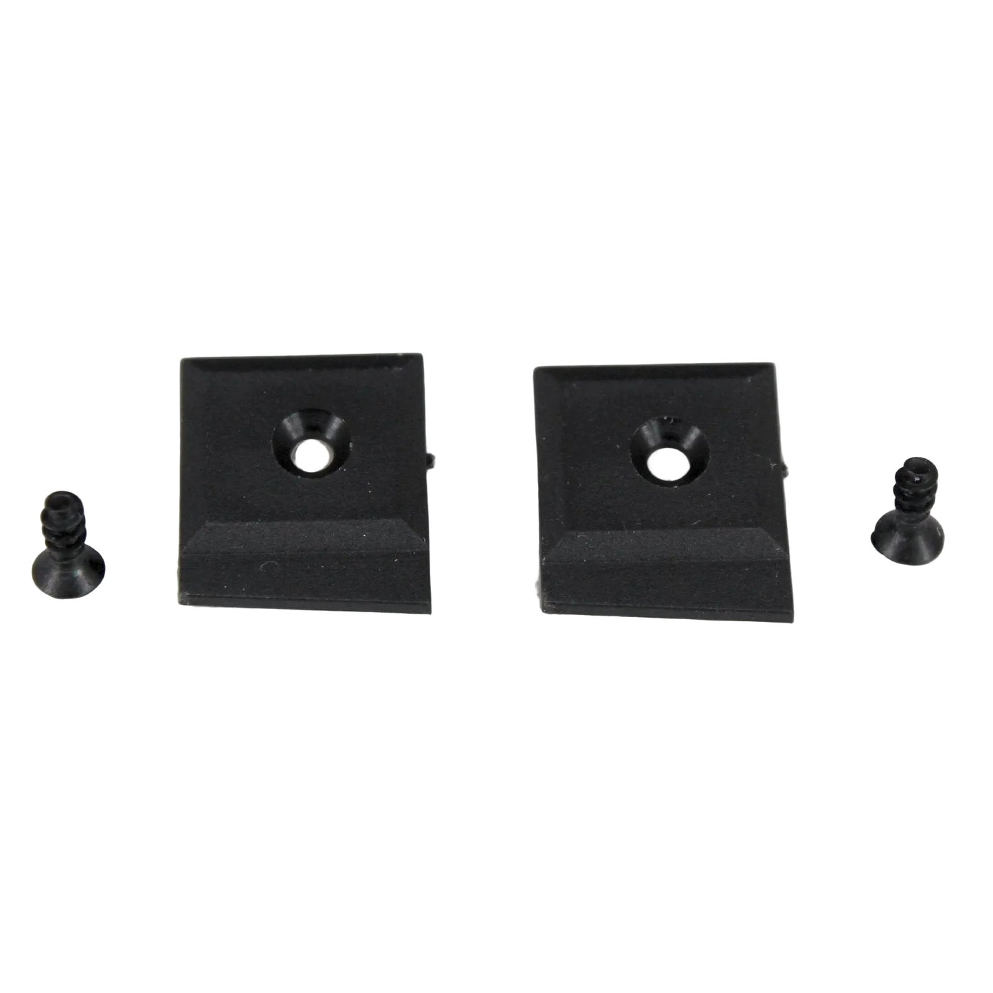Beyerdynamic DT280 headphone pivot set with two black square metal brackets and screws SKU 904122 — components shown