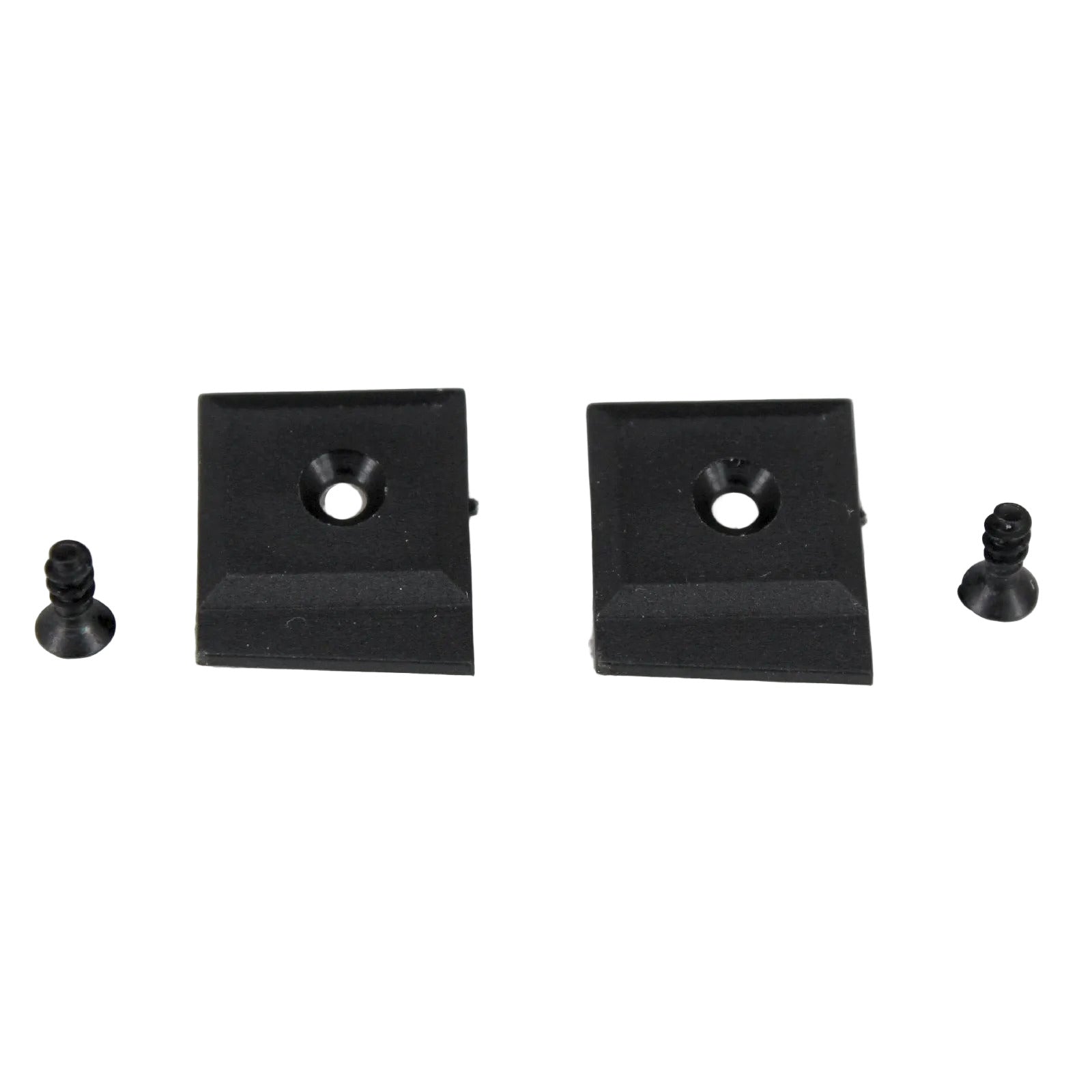Beyerdynamic DT280 headphone pivot set with two black square metal brackets and screws SKU 904122 — components shown