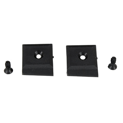 Beyerdynamic DT280 headphone pivot set with two black square metal brackets and screws SKU 904122 — components shown