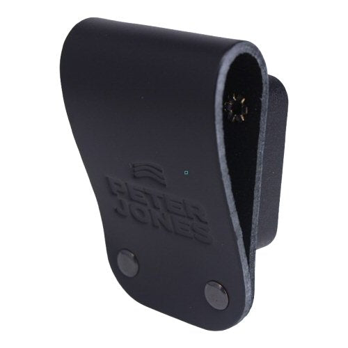 Klick Fast quick release radio holder SKU DOCK05BL — angled rear view