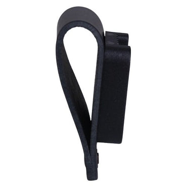 Klick Fast quick release radio holder SKU DOCK05BL — side view