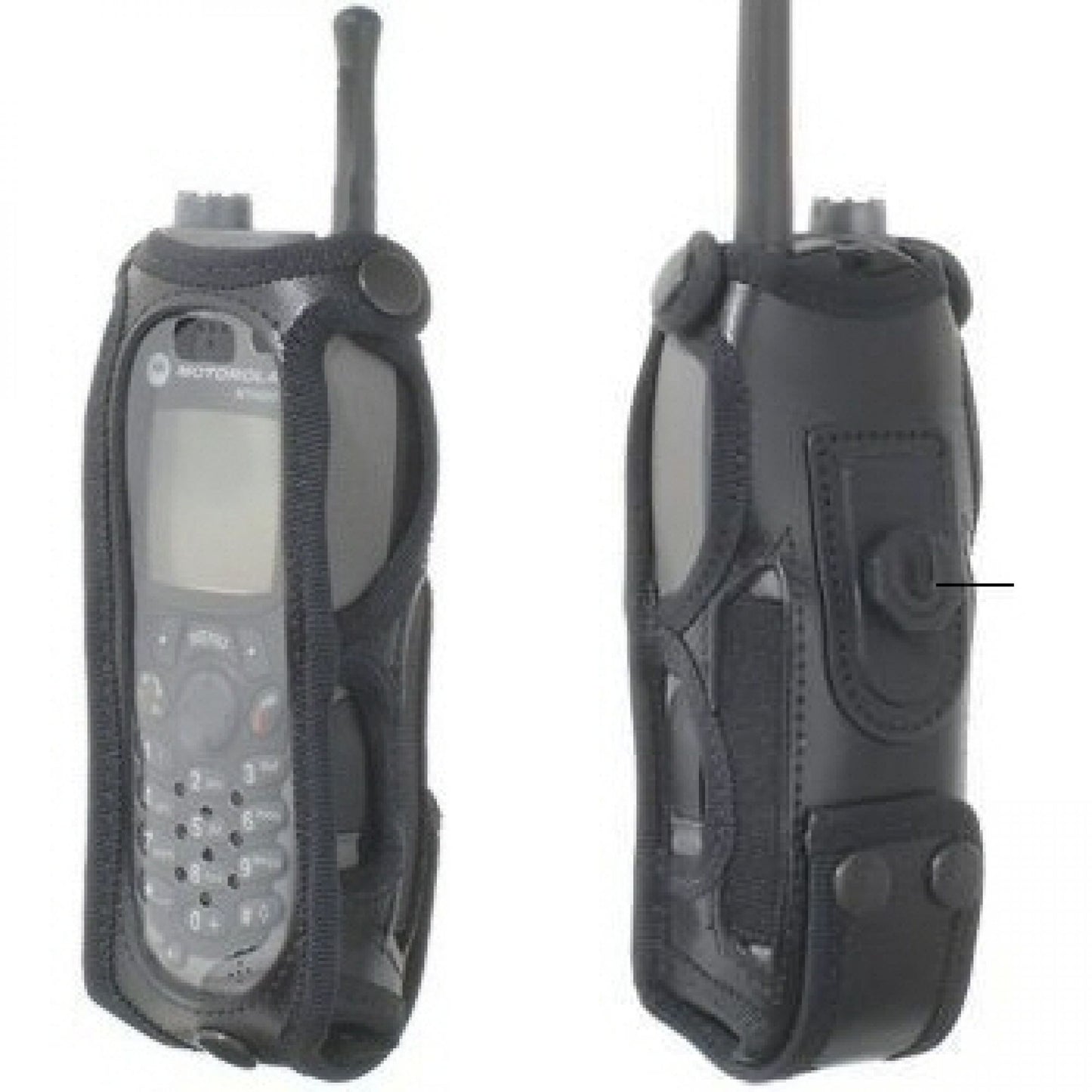 Motorola MTH800 Klick Fast radio cover case with docking stud