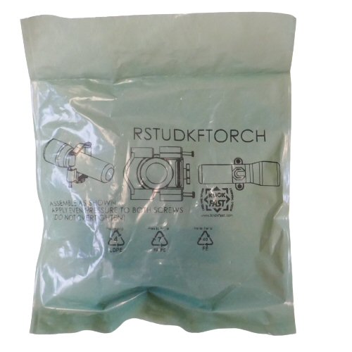 Klick Fast RSTUDTORCH 20mm to 30mm Maglite and Round torch holder
