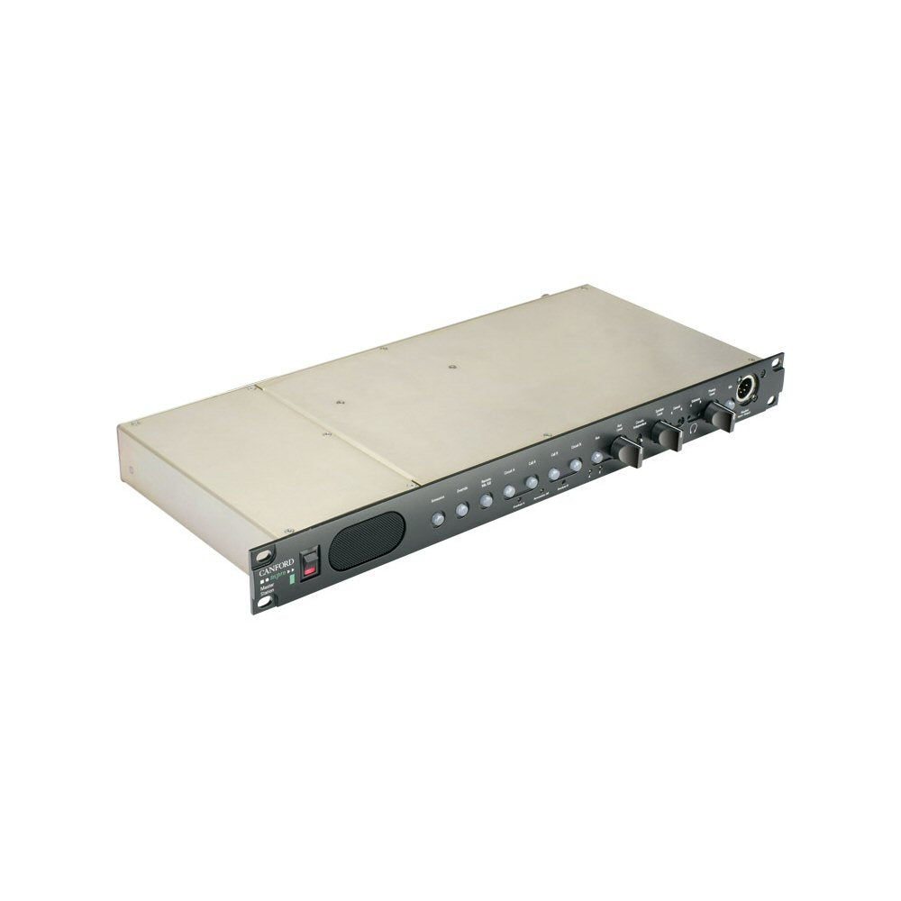 Tecpro intercom master station with panel mounted loudspeaker and controls on a white background