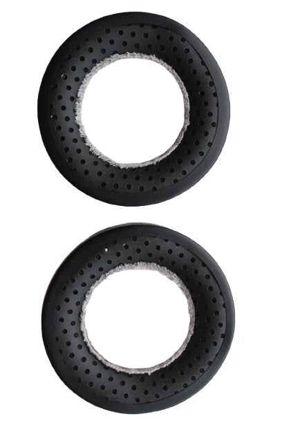 Beyer DT990 Velour Ear Pads and foam infills EDT 990V 1 pair GREY — rear view of two Beyerdynamic EDT990V donut-shaped headphone cushions on a white background