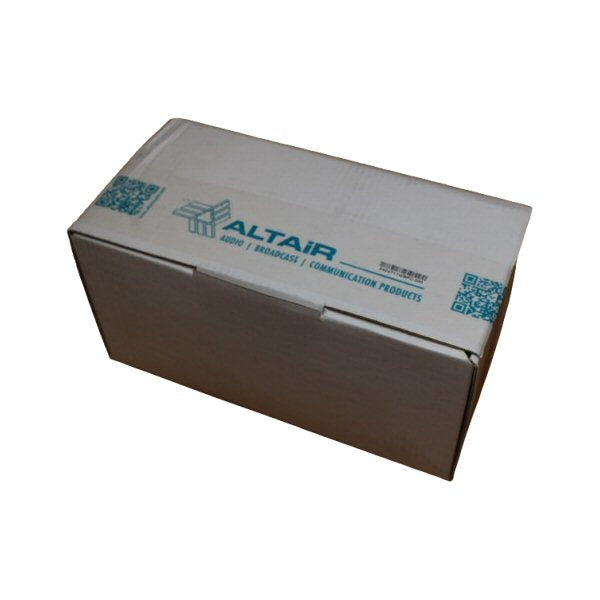 Retail pack Cardboard box for charger 5109 with 'Altair' branding on a white background