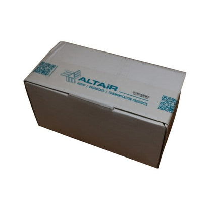 Retail pack Cardboard box for charger 5109 with 'Altair' branding on a white background