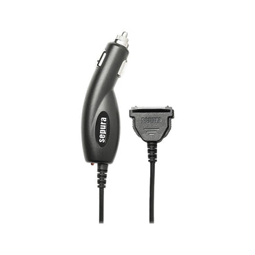 Sepura STP vehicle rapid charger for STP series TETRA radios SKU 300-01465 —  vehicle cigar lighter socket unit and radio connector
