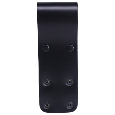 Klick Fast black leather loop for utility belts rear view SKU DOCK05BLEXDROP