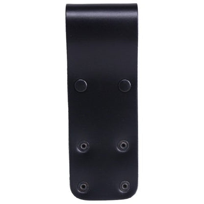 Klick Fast black leather loop for utility belts rear view SKU DOCK05BLEXDROP