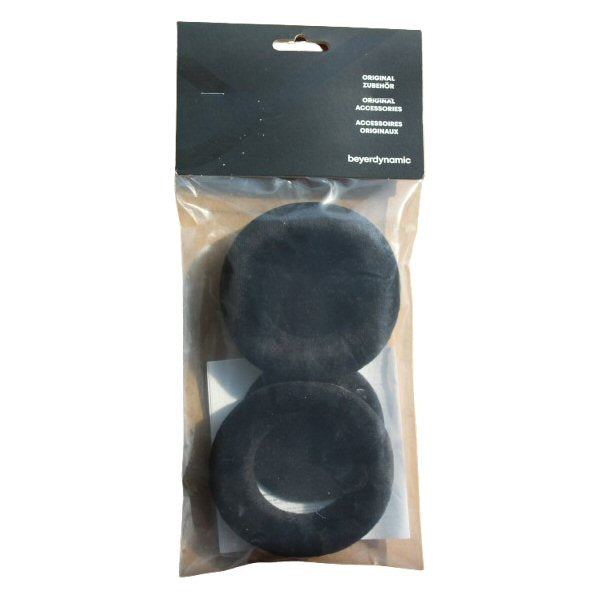Beyerdynamic DT990 Velour Ear Pads with Foam EDT 990 VB 1 Pair Black — Beyerdynamic DT990 Velour Ear pads with Foam EDT 990 VB 1 Pair Black on a white background