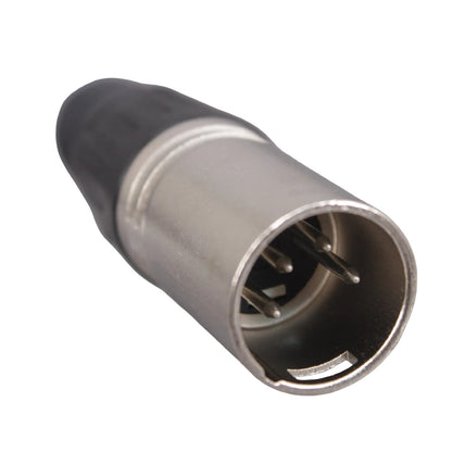 Metal body audio connector XLR4M