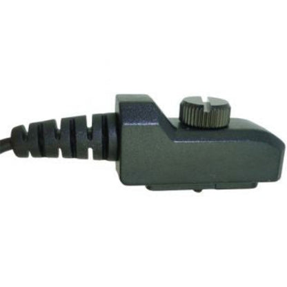 THR9 Airbus Black molded radio connector NK1 with securing screw